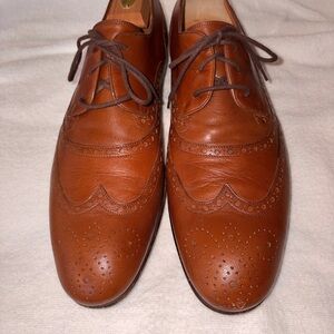 Gucci Tan Leather Men's Oxfords